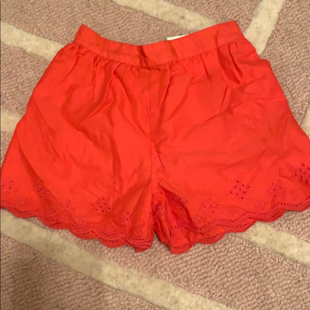 Eyelet shorts